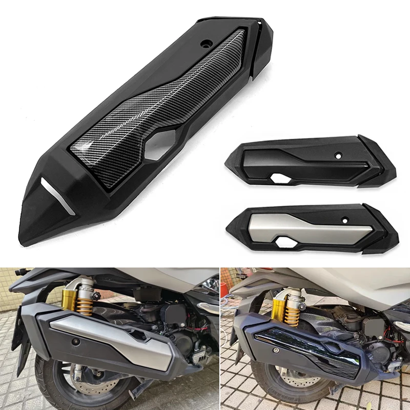 

Подходит для Honda Forza 350 2021 2022 2023 2024 NSS 350, защитная крышка глушителя NSS350, теплозащитный экран для трубы мотоцикла