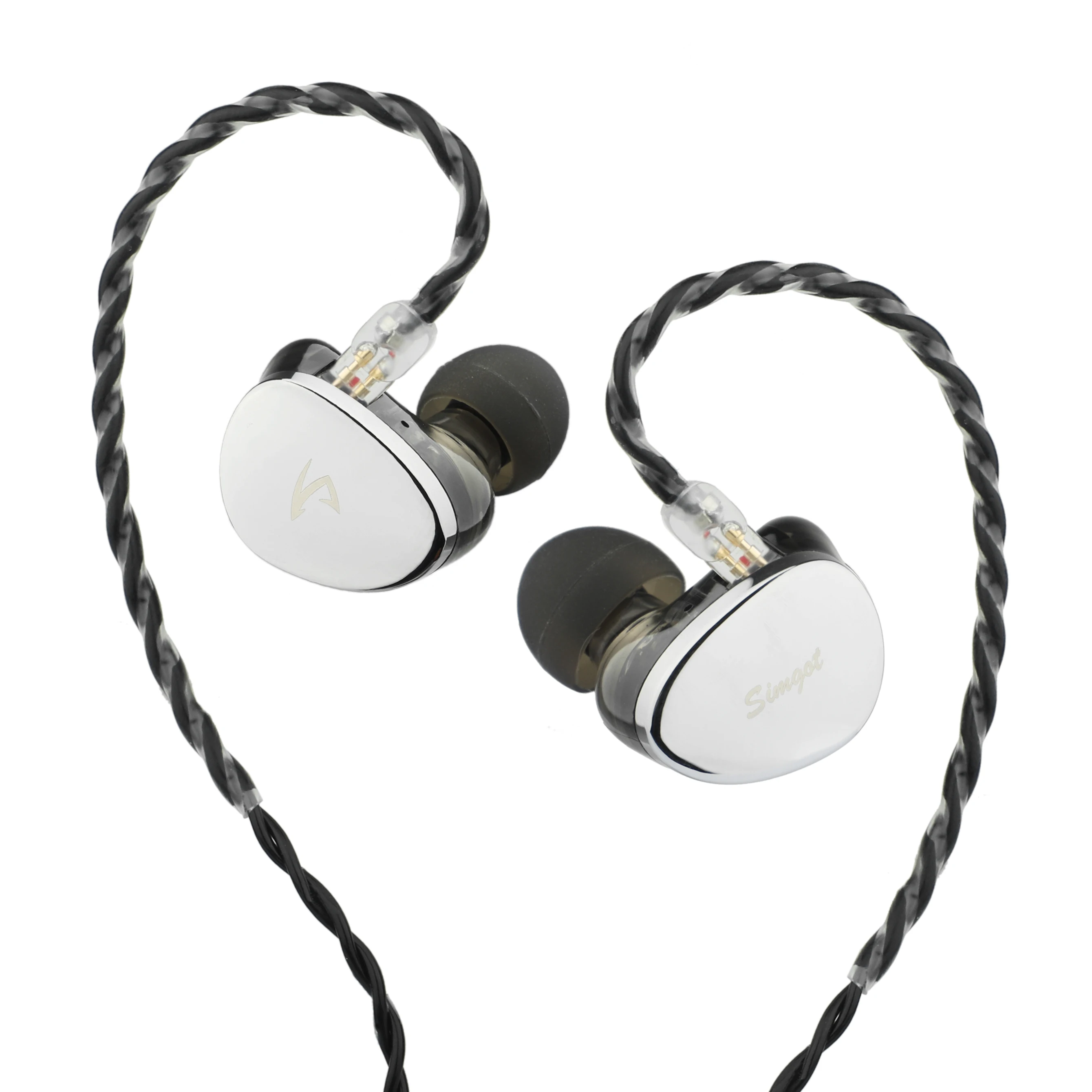 SIMGOT EG280 In-Ear-Monitor 1DD+1 Planar HiFi IEM Kabelgebundener Gaming-Kopfhörer mit abnehmbarem 2-poligem OFC-Kabel Optimiert für HiFi und Gaming – Detail 10