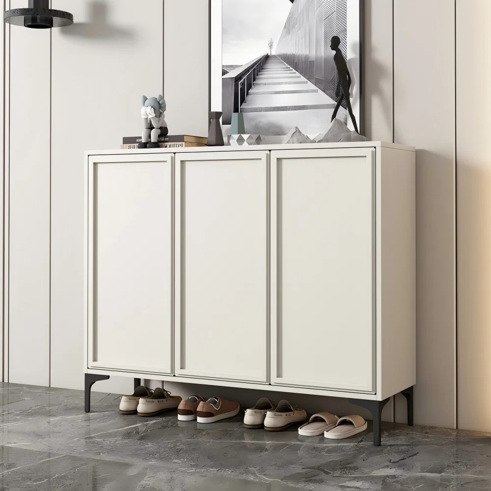 

Minimalist Designer Shoe Cabinet Mobile Living Room Disinfecting Slippers Shoe Cabinet Striders Vertical Zapatero Furniture