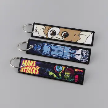 恐怖電影刺繡酷炫汽車鑰匙圈 男士鑰匙圈 聖誕鑰匙牌 男女時尚配件珠寶禮物 8 最佳銷售 神隱少女鑰匙扣 - №5