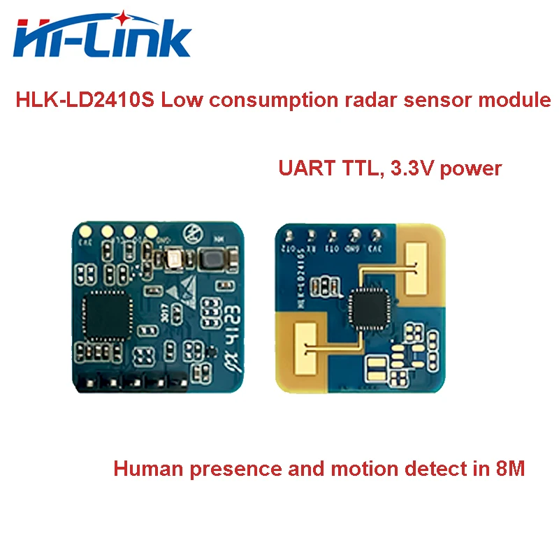 HLK-LD2410S 24G Hi-Link Low Consumption Power Human Presence and Moving Detection Radar Motion Sensor Module Free Shipping