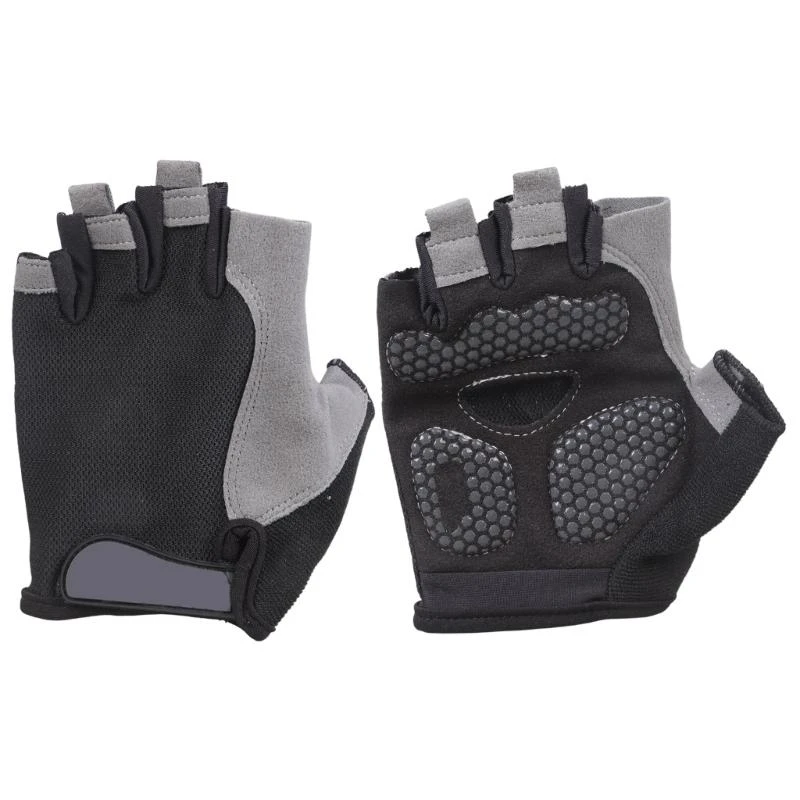 

Sun Resistant Half Finger Outdoor Gloves Breathable Polyester Fabric Nonslip Grip