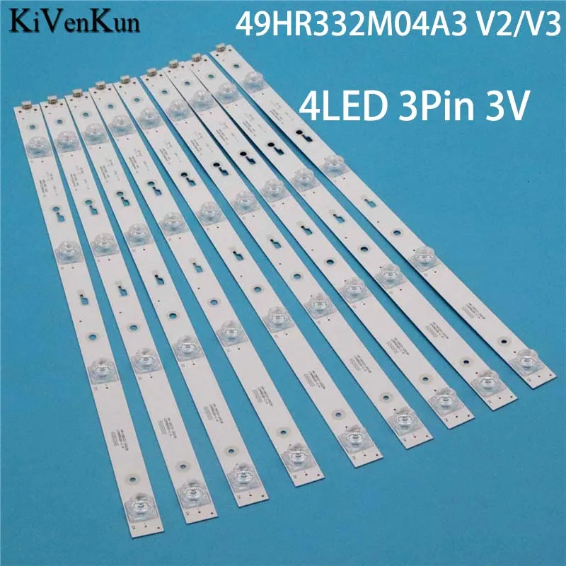 

LED backlight strip For TCL_ODM_49D1800 4X9_3030_LX20161124_Ver.0 Bars 49D1800 4*9 49HR332M04A3 V2 YHF-4C-LB490T-YHF YHD Matrix