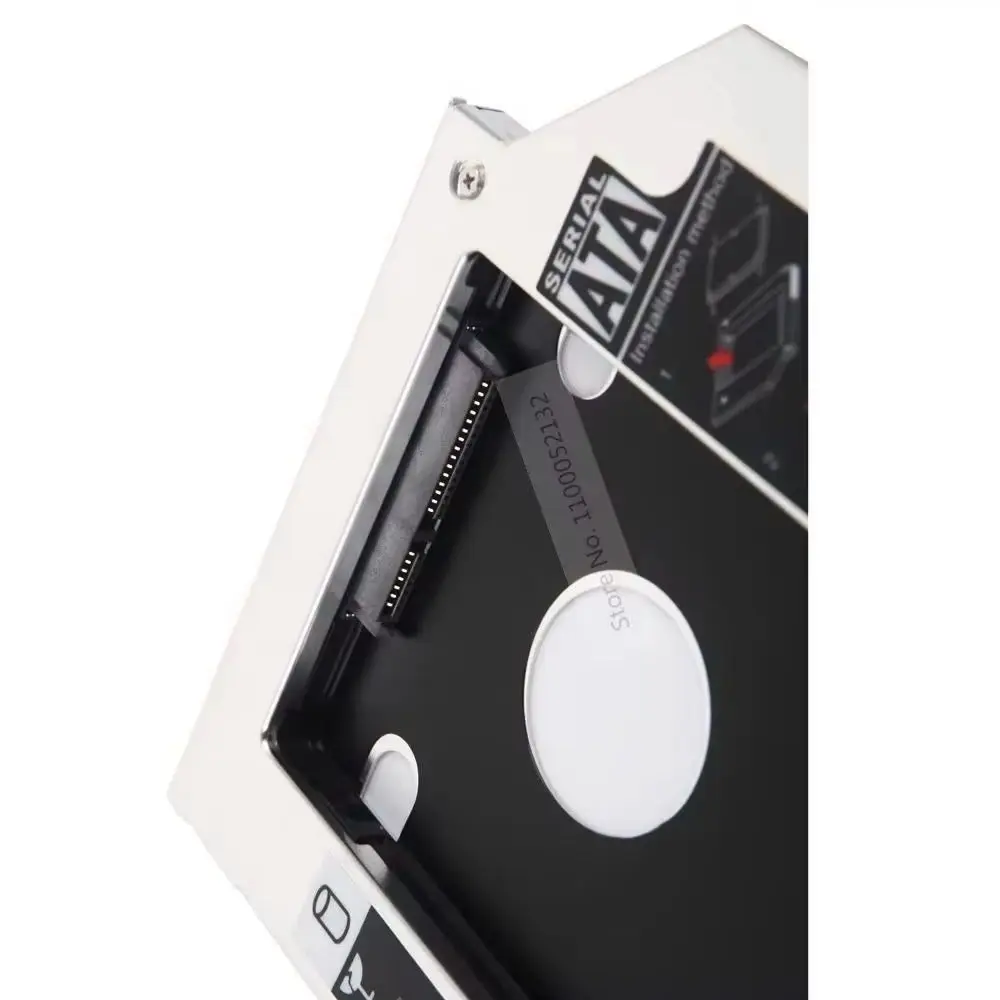 with Bezel Panel 9.5mm 2nd Secondary 2.5 SATA HDD Hard Drive Optical Bay Caddy Frame Adapter Tray for Lenovo ThinkPad L560 L570