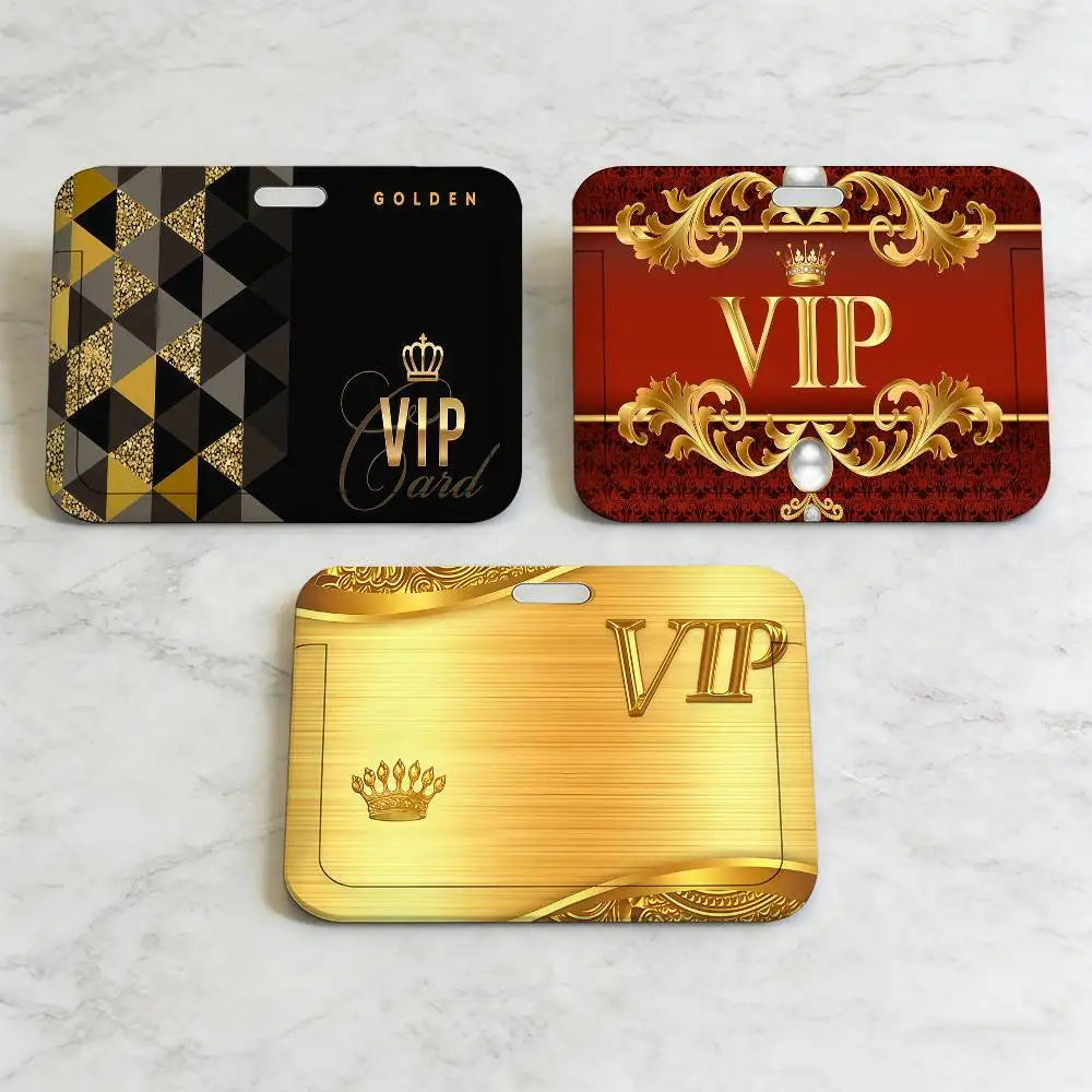 

Fashion Vip Membership ID Card Holder Neck Strap Pendant Door Holder Lanyards Keychain Work Credential Case Gift
