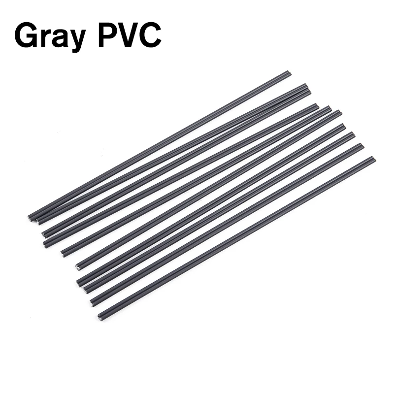 10Pcs/set 20cm White/Gray/Black Welding Rod PP/PVC/PE Stick Plastic Welder Gun Bumper Repair Supply