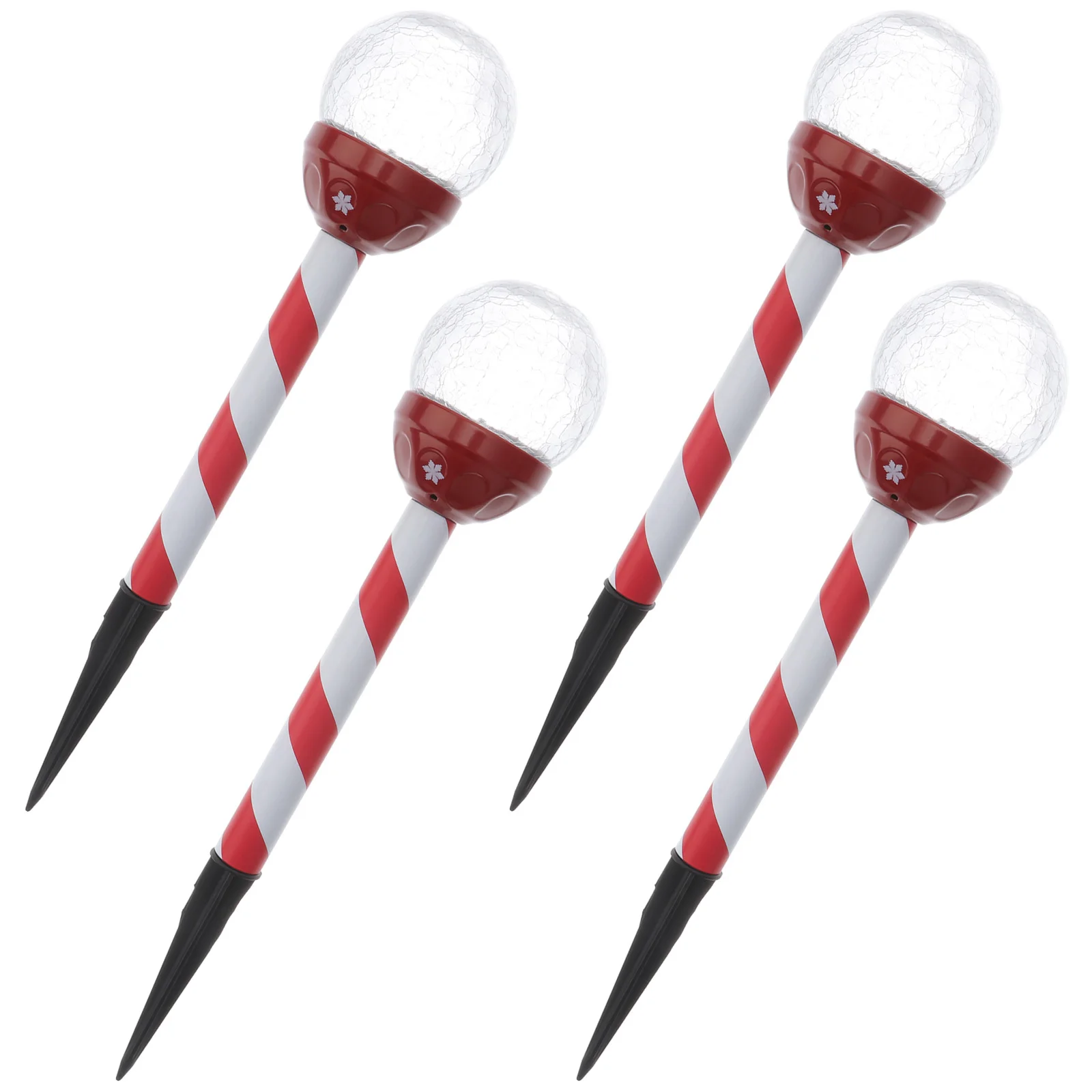 4 قطعة تعمل بالطاقة الشمسية LED أضواء الحديقة مقاوم للماء حصة جبل مصباح الحديقة للممر درب ساحة عيد الميلاد الإضاءة الزخرفية #5