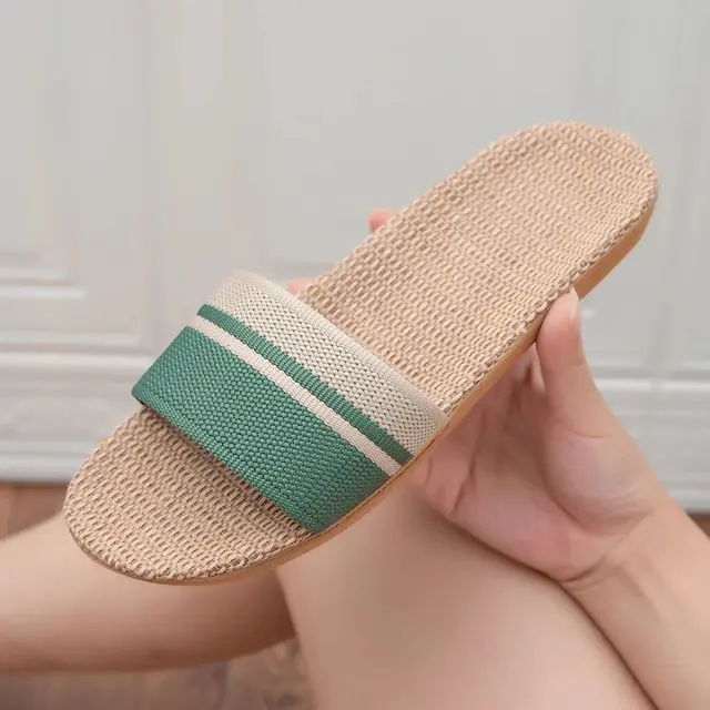 Summer Women Slippers Anti-Slip Home Slippers Lightweight Shoes Women Indoor Linen Slippers Soft Shoes Summer Women Slippers Anti-Slip Home Slippers Lightweight Shoes Women Indoor Linen Slippers Soft Shoes