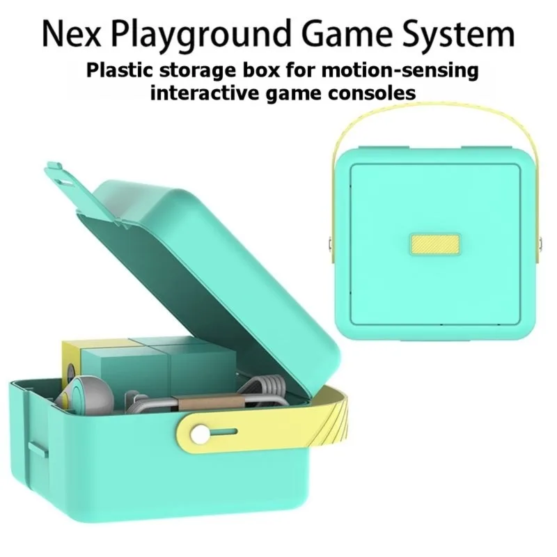 A33T Storage Box for Nex Playground Game System Motion-Sensing Console Waterproof Shockproof Green