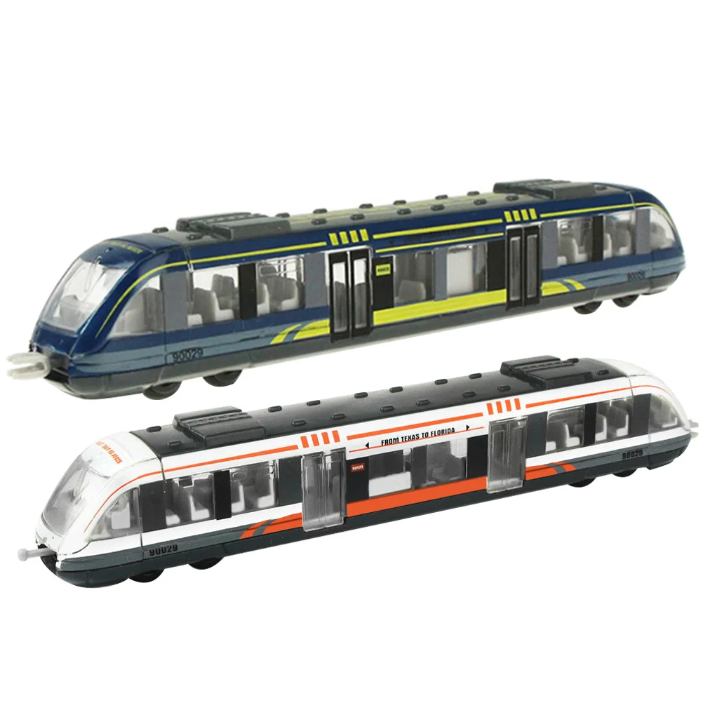 2pcs High-Speed Rail Track Electric Train Set For Kids Simulation Train For Children Ages 2-8 Non-Remote Control