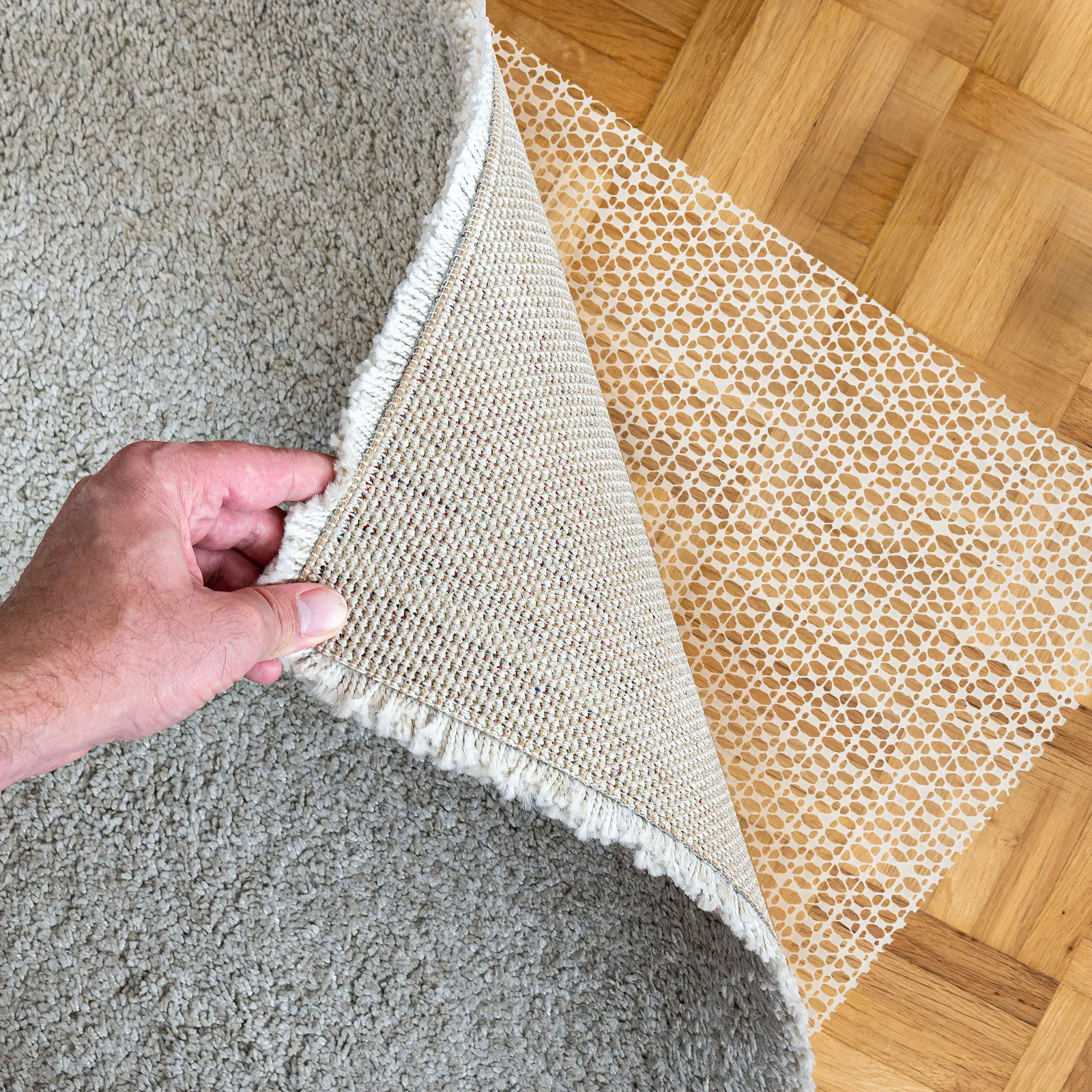 

Carpet Anti-slip Mat Rug Area Pad Dust Cover / Sofa Air Conditioner Rectangular Pads