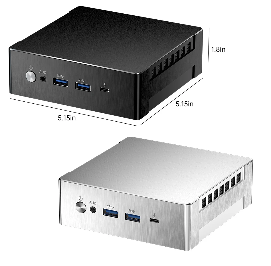 MSECORE MQ50 Mini PC AMD Ryzen 9 7940HS Radeon 780M DDR5 NVMe SSD WiFi6E BT5.3 Dual 2.5G LAN Triple 4K HDMI AI Gaming Office