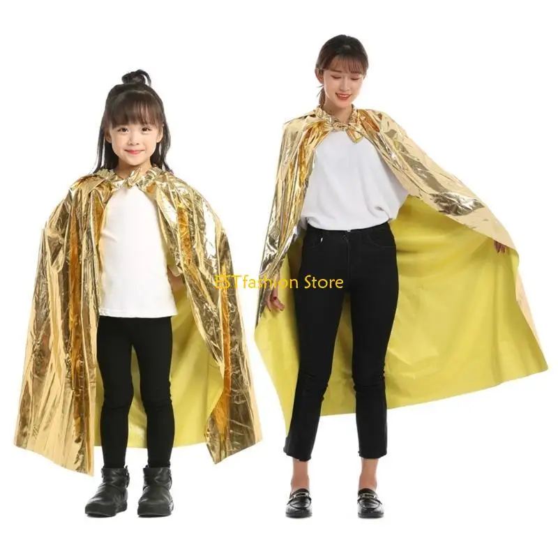 Y5GC 1/2PCS 이집트 의상 골든 케이프 망토 이집트 마스크 파라오 마스크 할로윈 코스프레 코스프레 의상 액세서리 성인