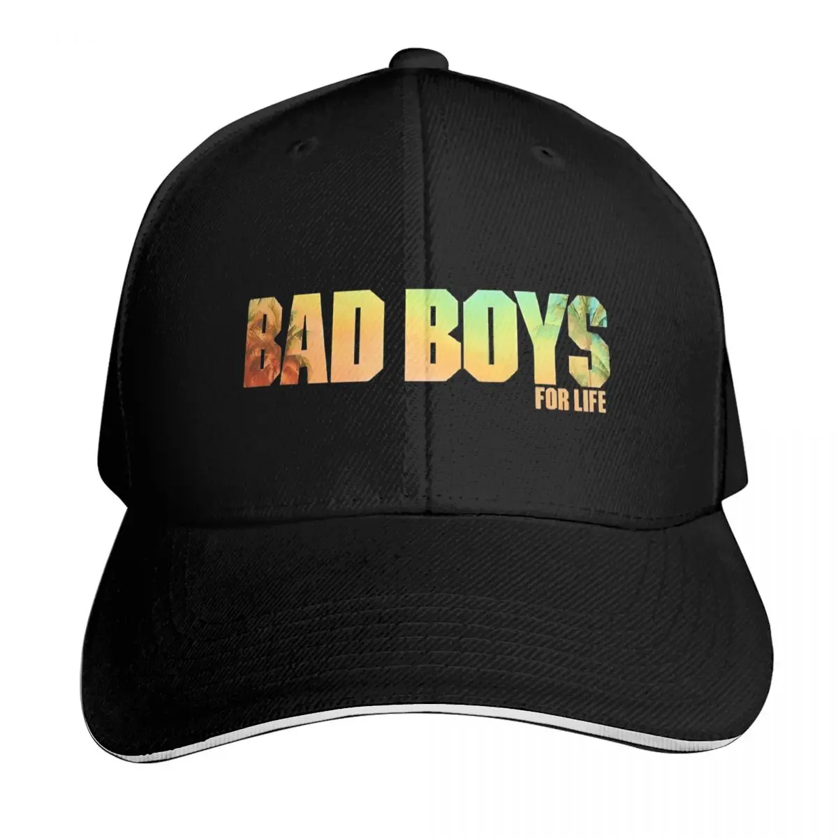 Bad Boys For Life - Sunset Logo Baseball Cap Outdoor Golf Running Hiking Summer Beach Travel Streetwear Hip Hop Trendy