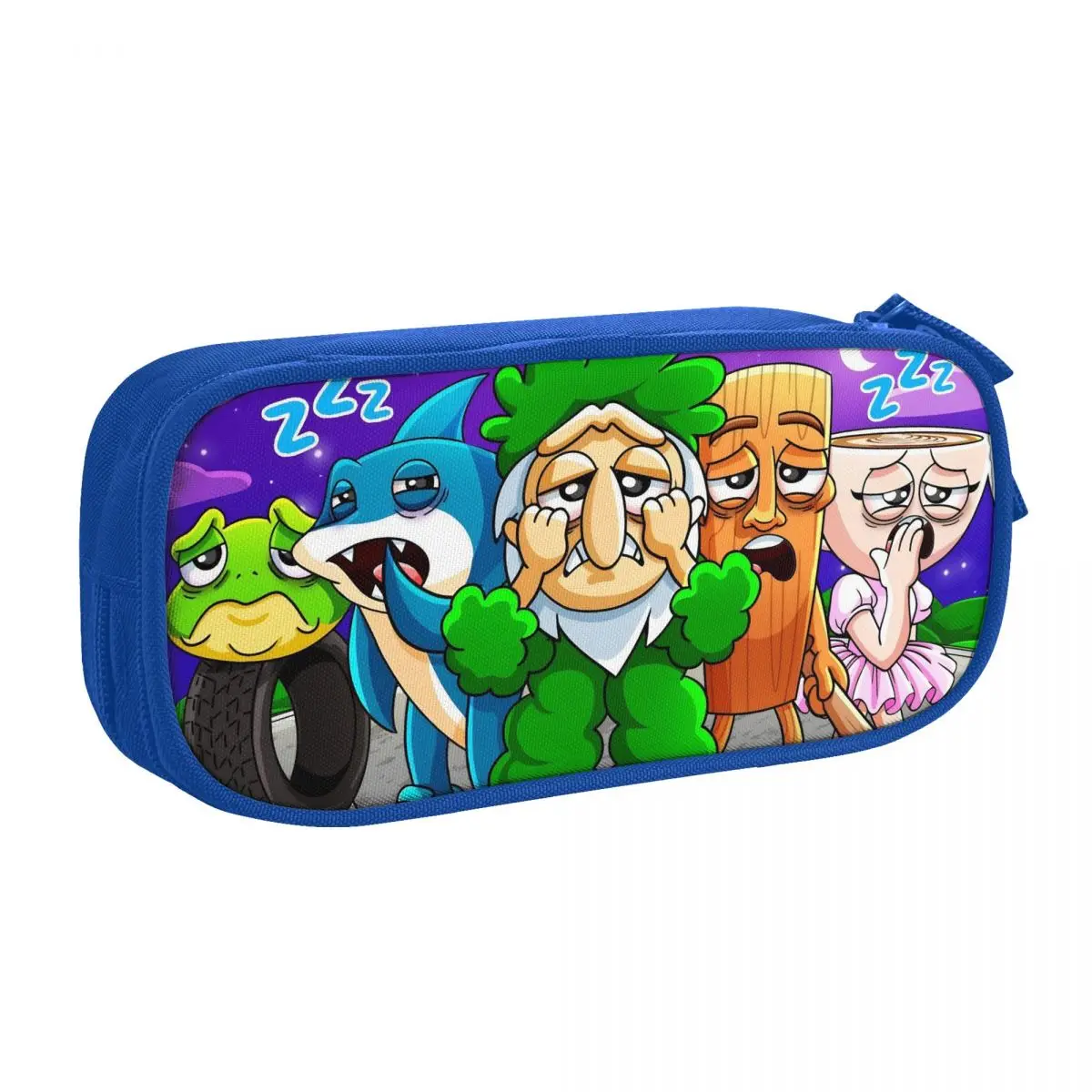 

Italian Brainrot Cartoon Pencil Cases Brr Brr Patapim Pen Box Bags Student Large Storage Students School Zipper Pencilcases