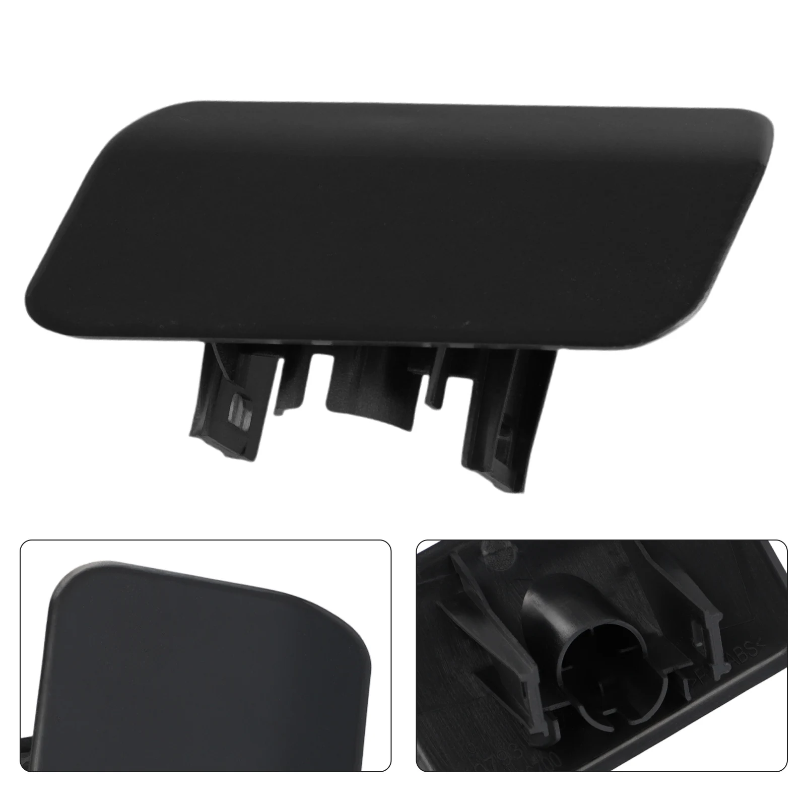 Brand New Washer Cover Cleaner Trim Cover Black For Maserati Plastic 1pc Car Exterior Accessories For Granturismo