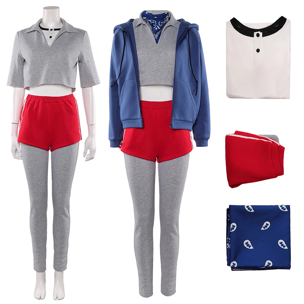 

Eleven ​Clothes Cosplay TV ST 5 Costume Women Disguise Roleplay Coat Tops Pants Set Full Clothing Female Halloween Party Suits