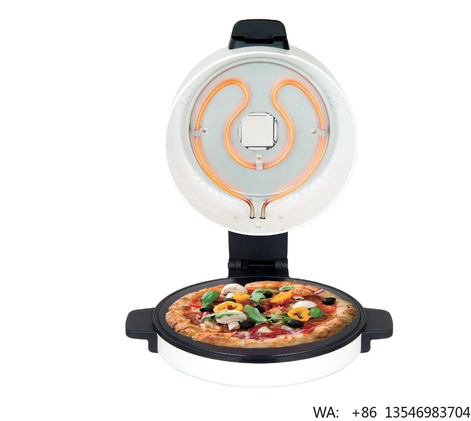 HONGAR Electric Arabic Bread Maker Window 30CM Stainless Steel 1800W 1 lb Capacity Timer Function Household Use CB/EMC Maker