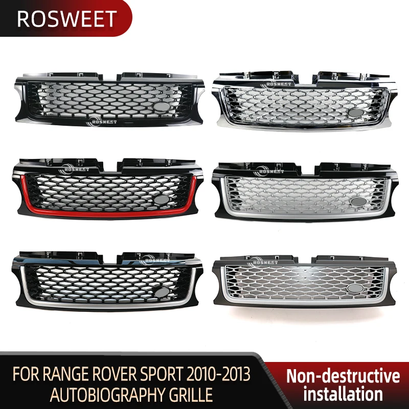 

Car Racing Grills Front Bumper Grille For Land Rover Range Rover Sport 2010-2013 L320 Autobiography Style Grille