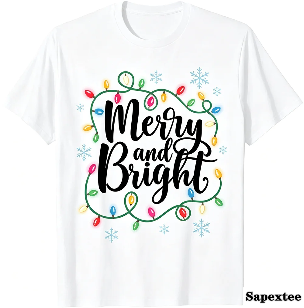 Mischievous Holiday Cheer Anti-Christmas T-Shirt with A Funny & Naughty Twist Graphic Custom Printed Women Men T-shirt