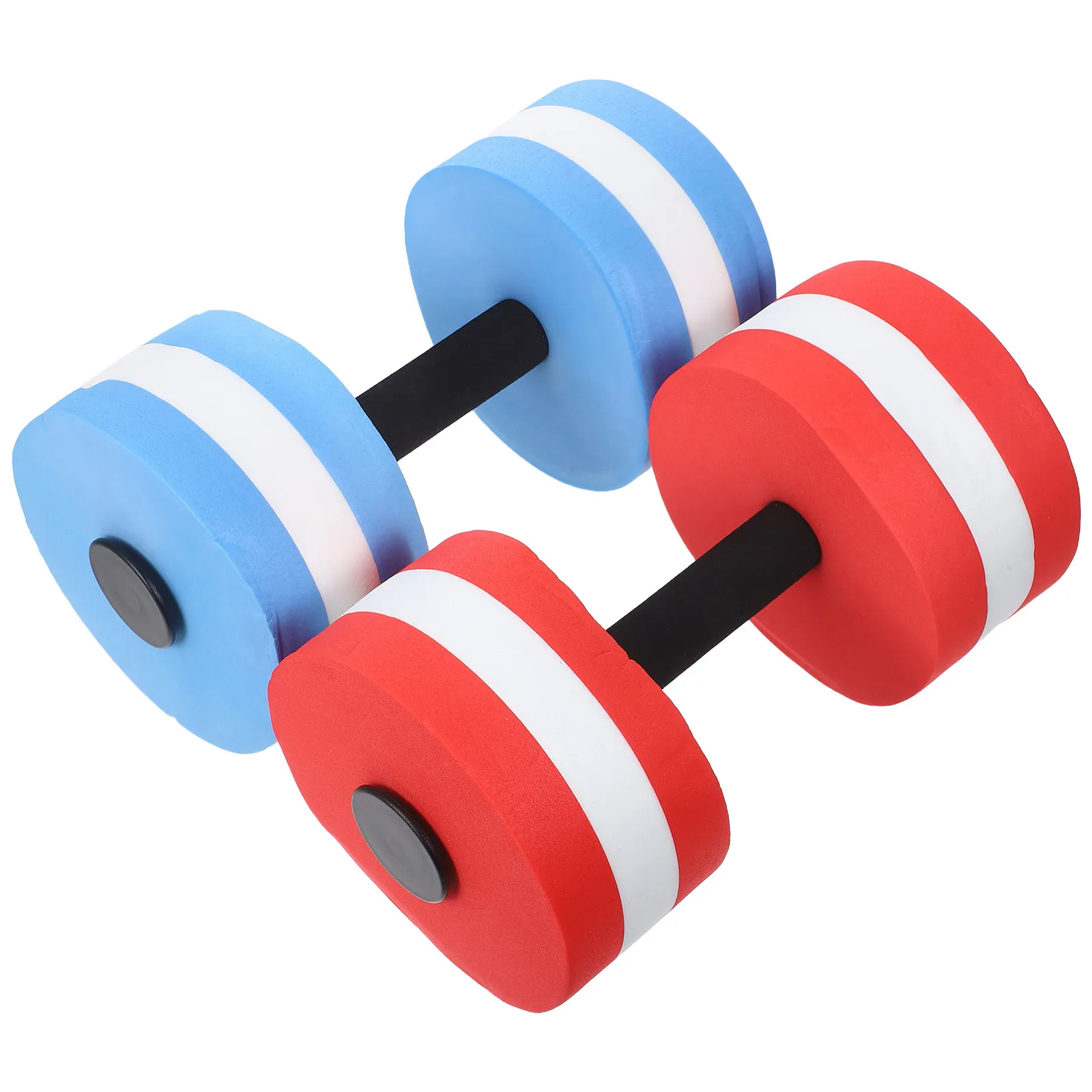 2Pcs Eva Aquatic Floating Dumbbells Water Workout Aqua Weights Pool Fitness Equipment Water Aerobics Kids Exercise Toy Set