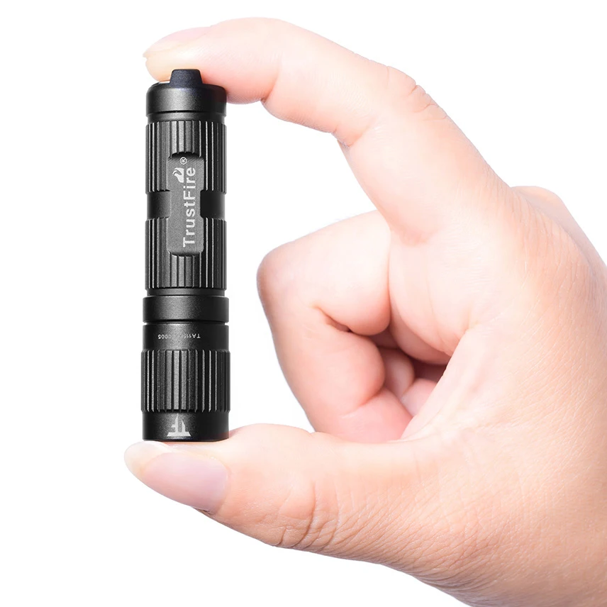 Trustfire Mini3 Edc Pocket Flashlight Waterproof Led Torch Use 10440/Aaa Battery Light Outdoor Camping Hiking Mini Lamp