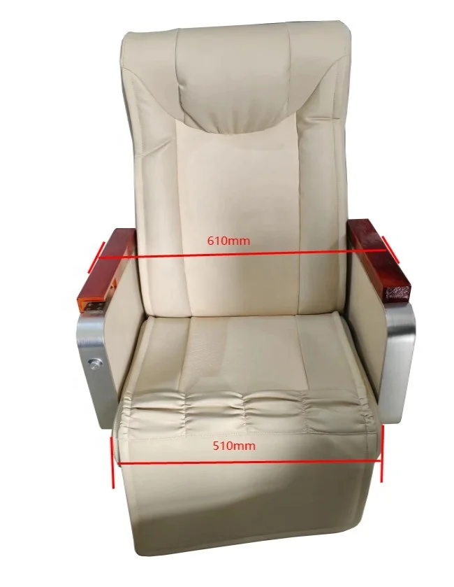 High Quality Marine Pilot Passenger Seat Wear Resistant Waterproof Ergonomic Boat Chair for Yacht Vessel Ship
