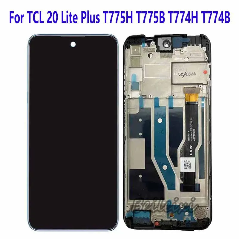 For TCL 20 Lite Plus T775H T775B T774H T774B LCD Display Touch Screen Digitizer Assembly For TCL 20 Lite LCD Display