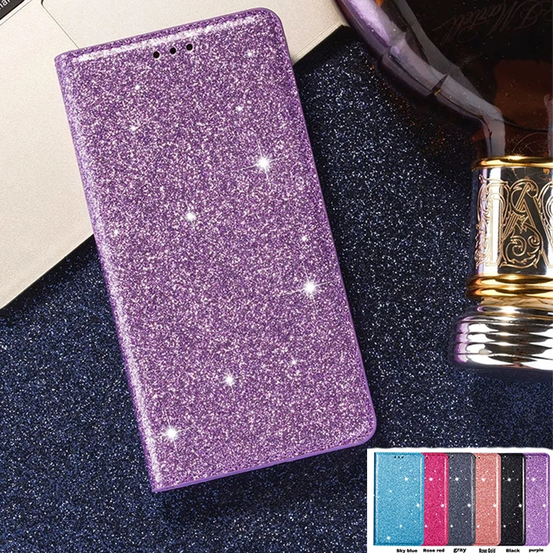 Glitter Magnetic Case For Samsung A11 A21S A51 A52 A71 A72 A31 A32 A33 A41 A81 A82 A91 A22 A50 A70 A10 A20 A30 A40 Note20 10 9 8