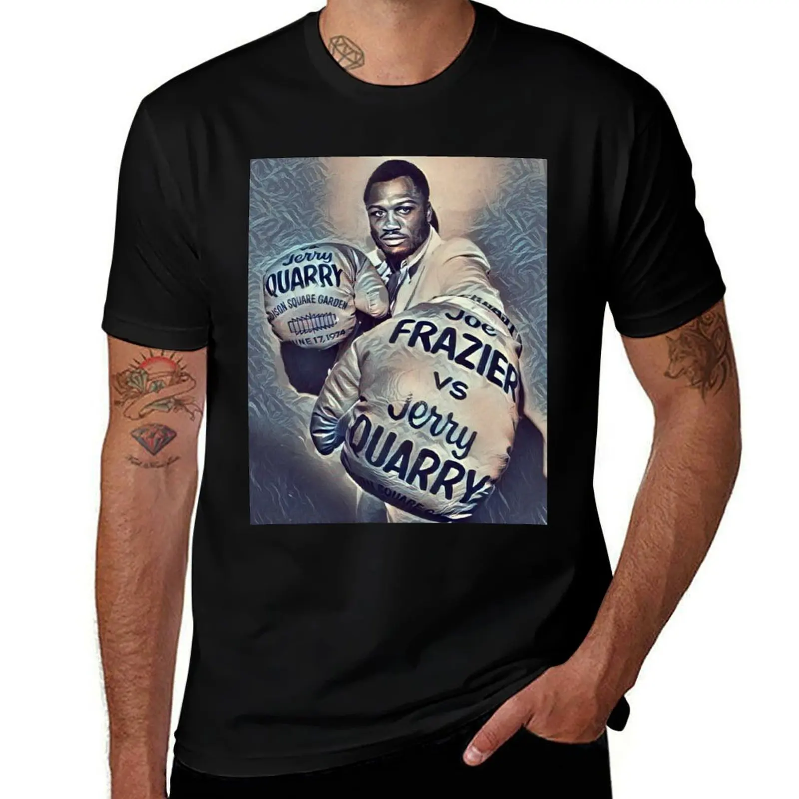 Joe Frazier ready for Jerry Quarry T-Shirt Lightweight Running T-Shirt