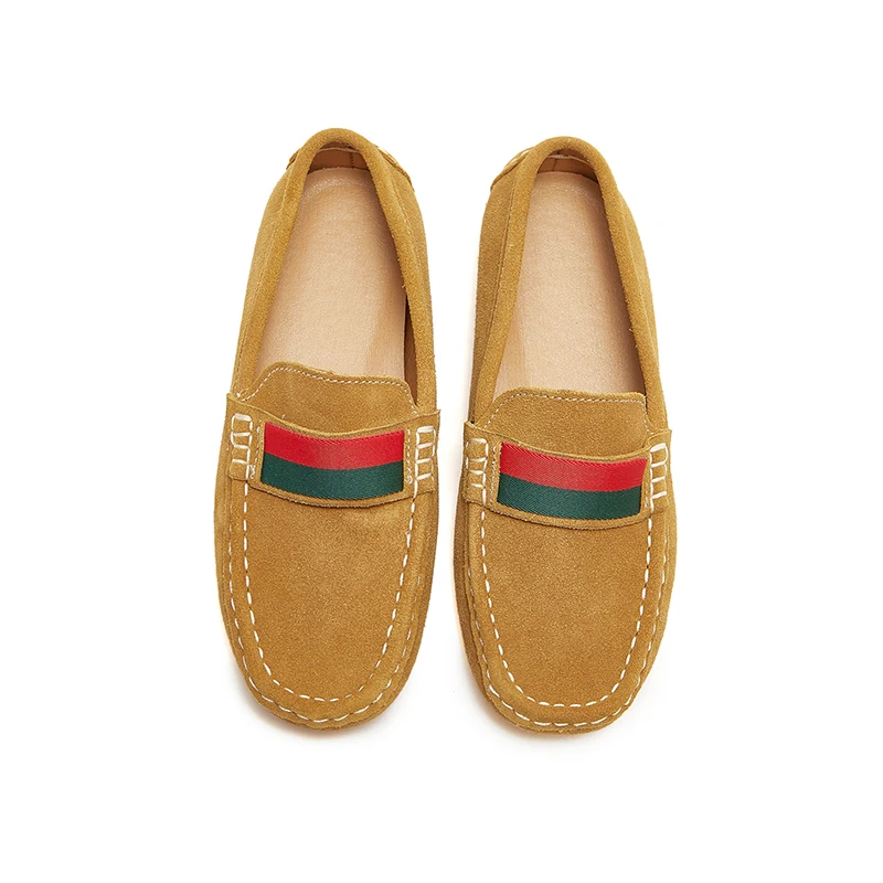 Scarpe in pelle per bambini caldi ragazzi ragazze mocassini per bambini Slip-on School Flats Sneakers Casual Performance occasioni formali scarpe da festa