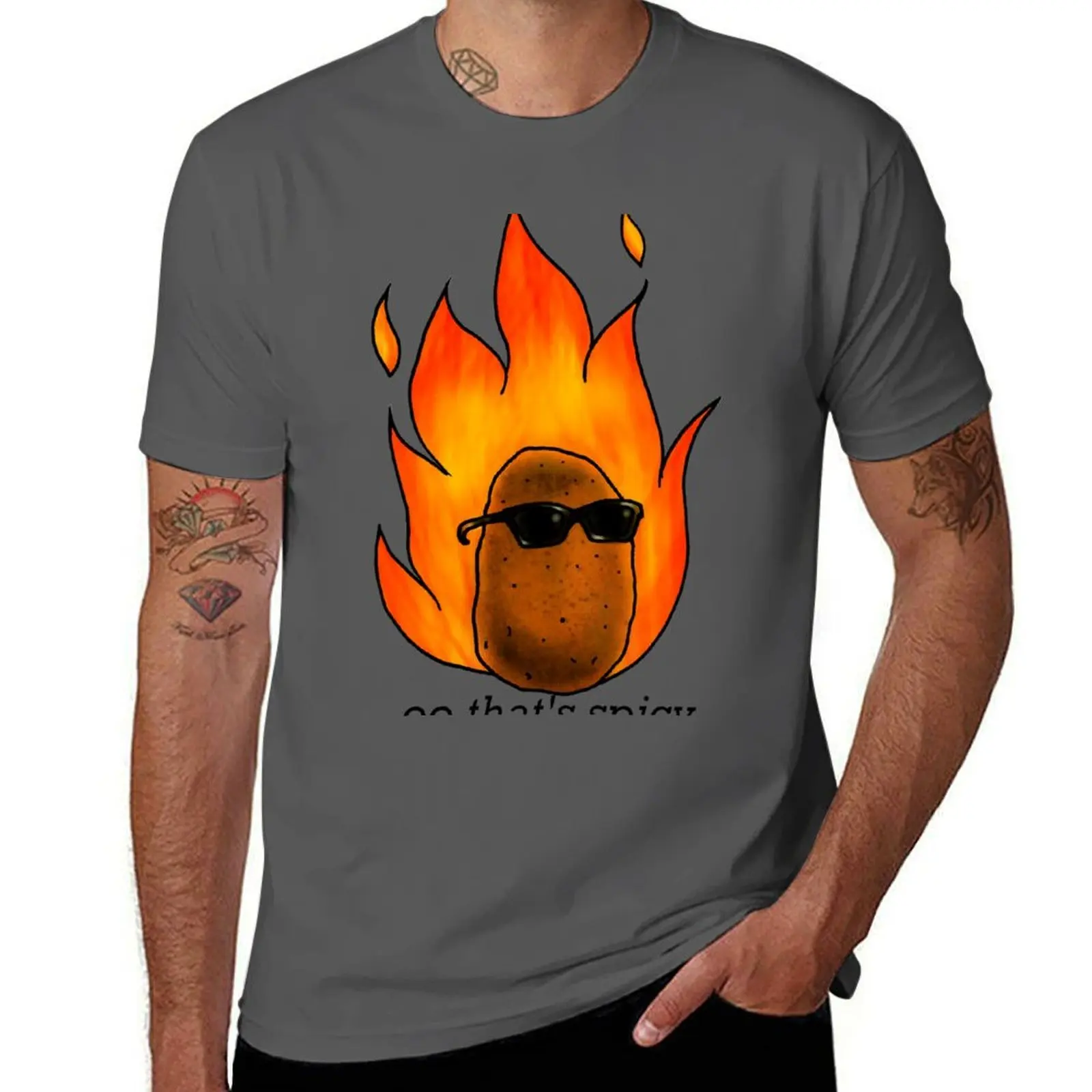 Spicy Potato T-Shirt Outdoor Sports Lightweight Tee