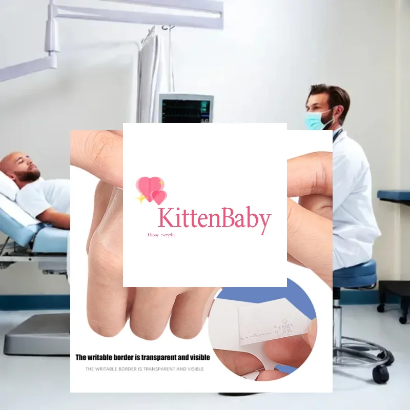 مجموعة من 5 رقع احتفاظ قسطرة غير مرئية، ملابس شفافة مثمنة مقاومة للماء من البولي يوريثان، تضمن الجص الاحتفاظ