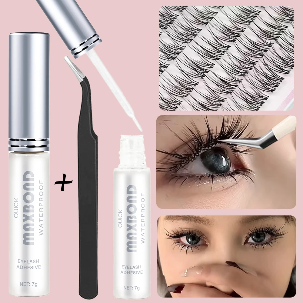 7g False Eyelash Extension Glue Makeup Long Lasting Waterproof Fast Dry Strong No Irritation Transparent Eyelashes Primer Tools#