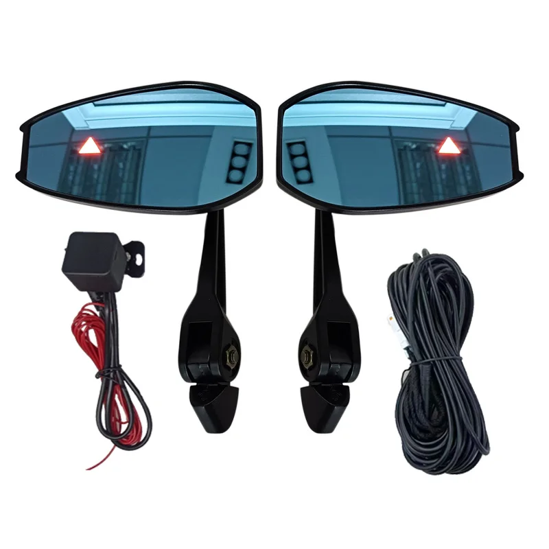 Motorcycle BSM Blind Spot Monitoring System 77ghz  Radar Detection Millimetre Wave Sensor mirror
