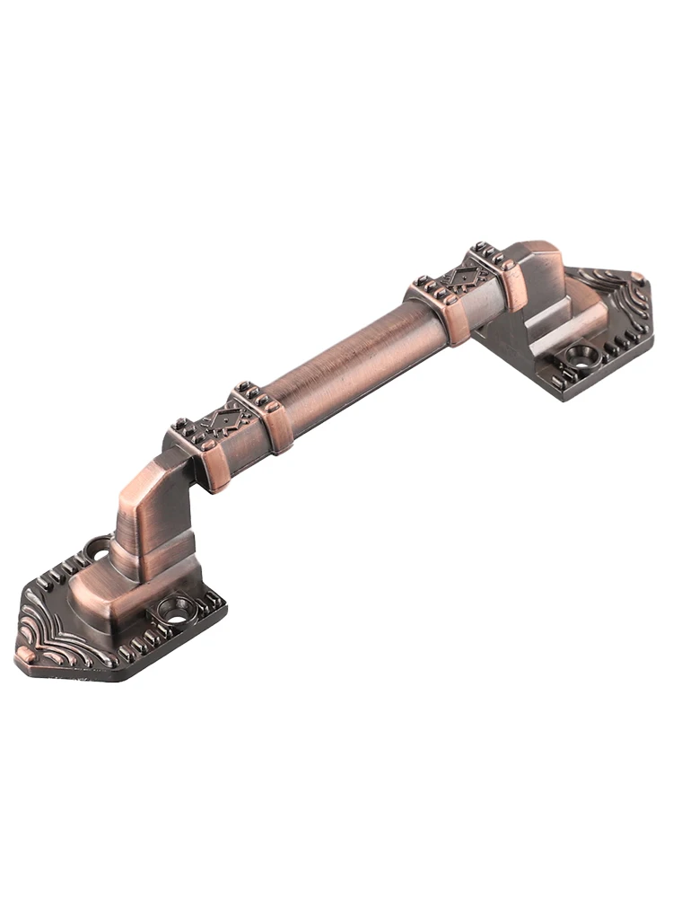 سبائك الألومنيوم العتيقة انزلاق الباب انزلاق مقبض الباب الملحقات مقبض الباب الخشبي سهلة التركيب تصميم أنيق