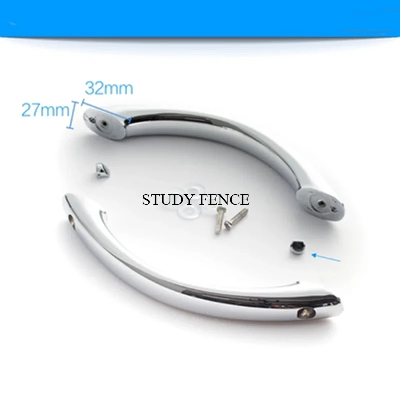 Plastic Door Handle for Shower Room Bathroom Glass Door Handle Install Handled Household Hardware Accessories Plastic Handle