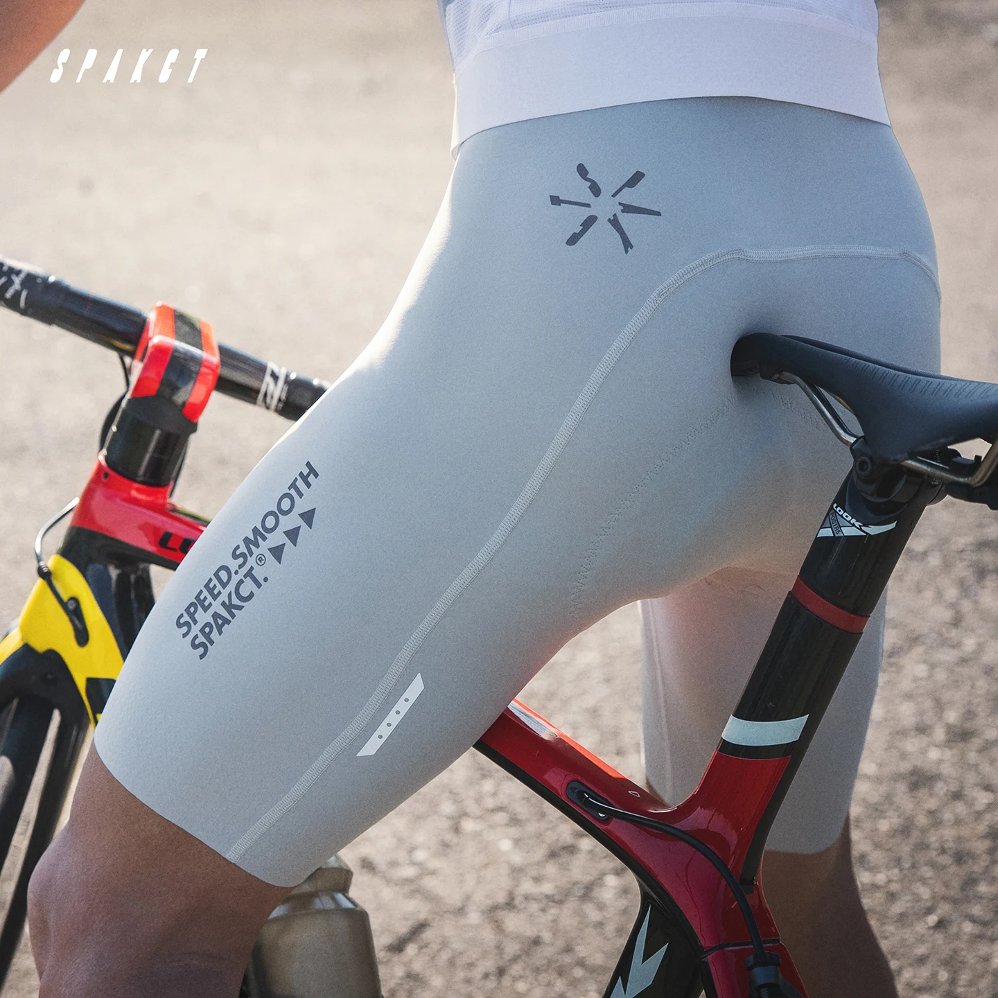 SPAKCT Men's Professional Cycling Shorts Summer Egret Series Long Distance Road MTB Bike Riding Pad Support for 6+ Hours
