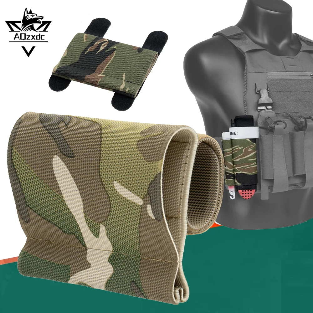 

Tactical Tourniquet Elastic Storage Bag Pack Multi-Function Tourniquet Holder Combat Trauma Kit for Vest Belt Hunting Shooting