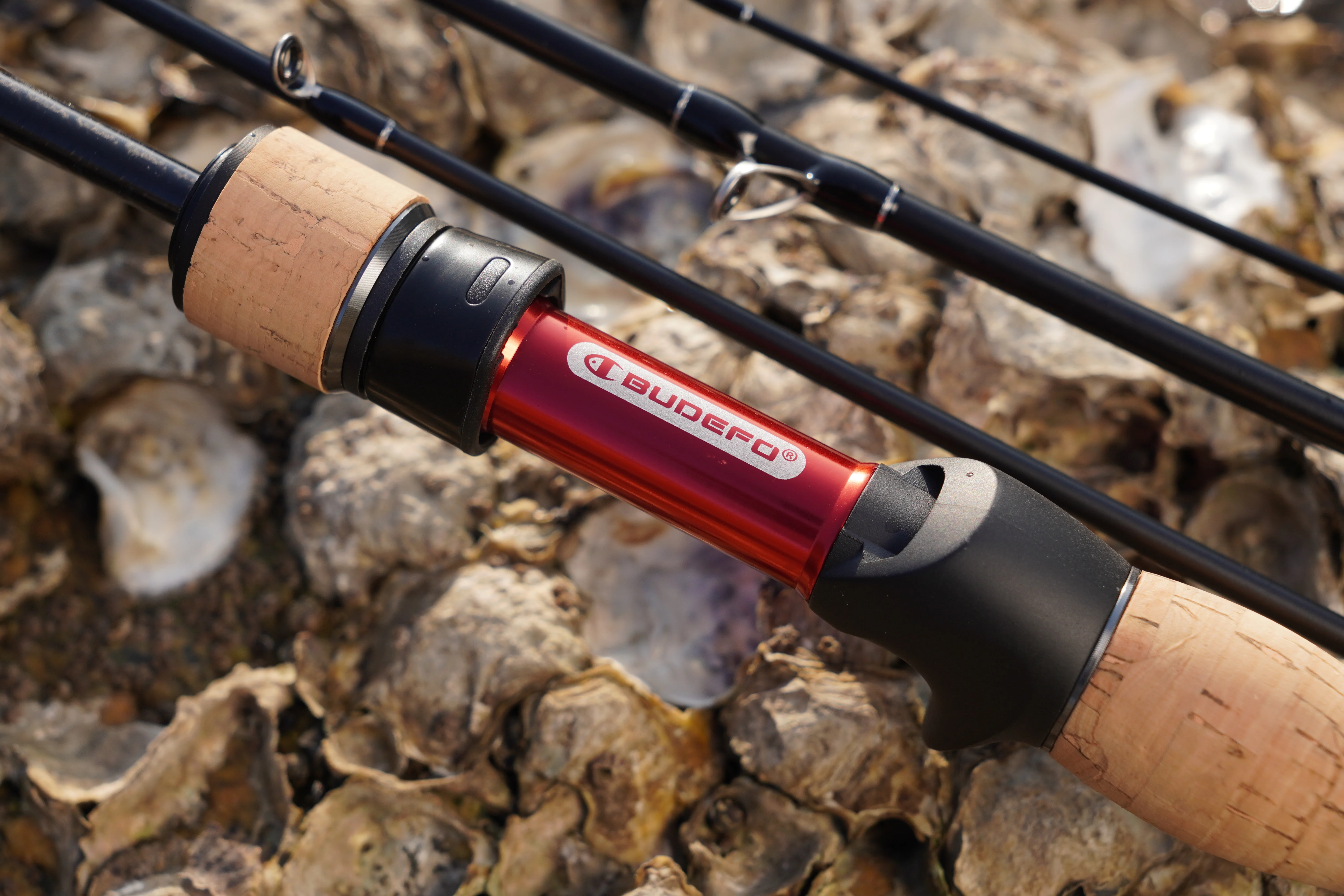 BUDEFO Ultraleichte Spinn- und Castingruten 1-10g T800 Kohlefaser Fuji-Ringe Tragbare Reise-Angelrute für Forellen und Barsche – Detail 6