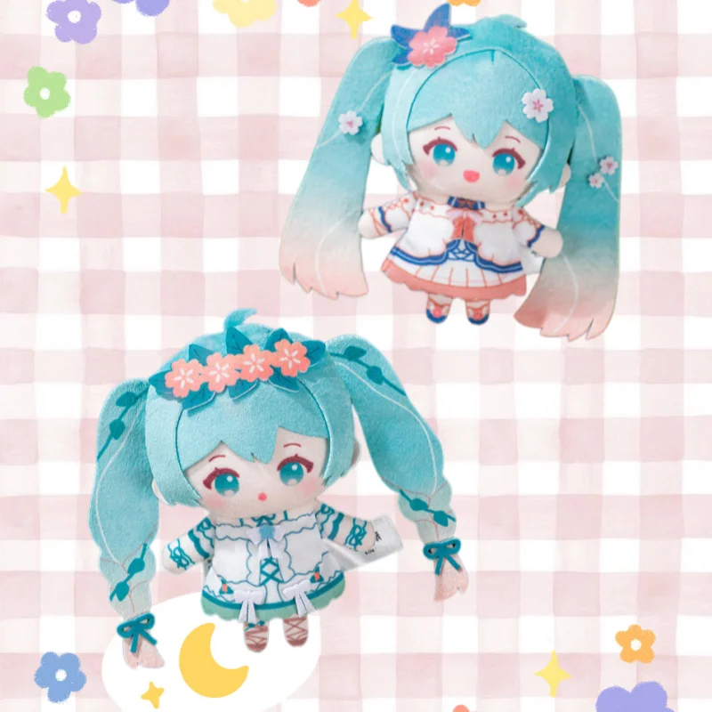Miku 39 The Spring Concerto Encounter Series ‌Plush Finger Doll Keychain Cute Compact Bag Pendant Anime Periphery Toy Gift