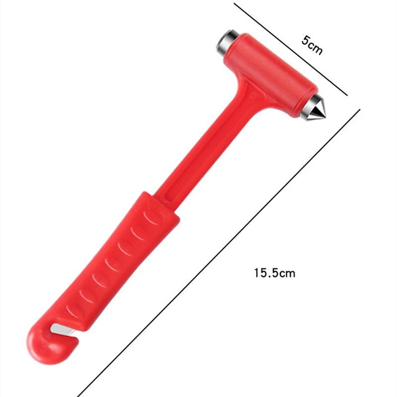 Martillo de ventana rota 3 en 1 para coche, herramienta de rescate de Escape de seguridad de emergencia, cortador de cinturón de seguridad,