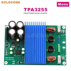 High Power HIFI BTL MONO TPA3255 Class D Power amplifier Finished board Support RCA/XLR Input 300W