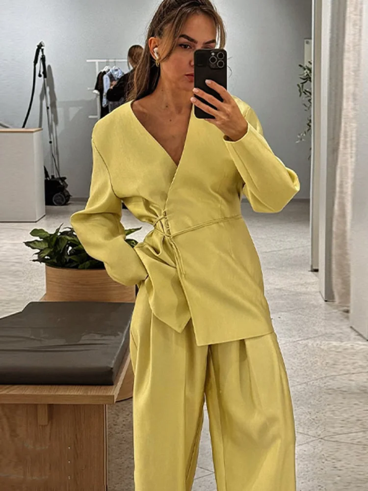 #66 Trending Womens Wide Leg Pant Sets Right Now