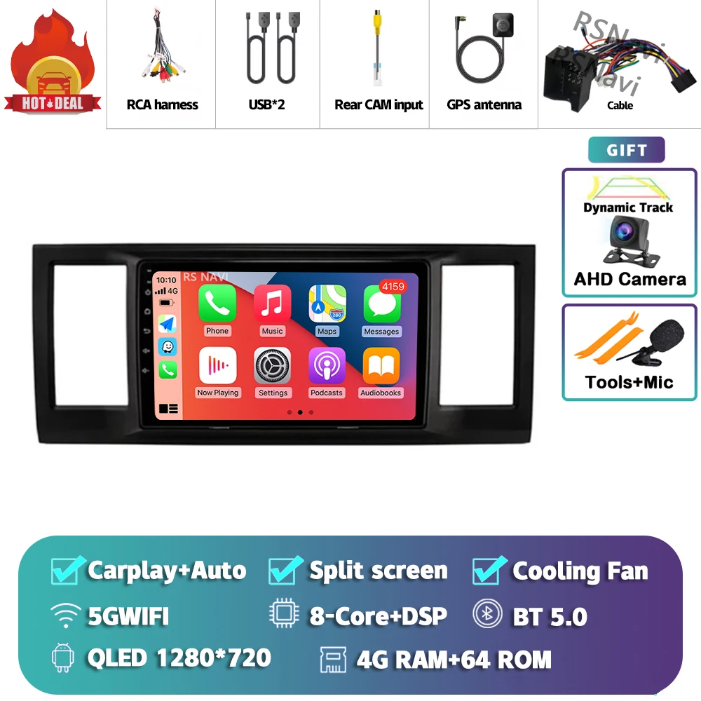 Android 15 Carplay Auto Voor Vw Volkswagen Caravelle 6 T6.1 T6 2015 2016 2017-2020 Multimedia Autoradio Speler video Wifi + 4G Bt