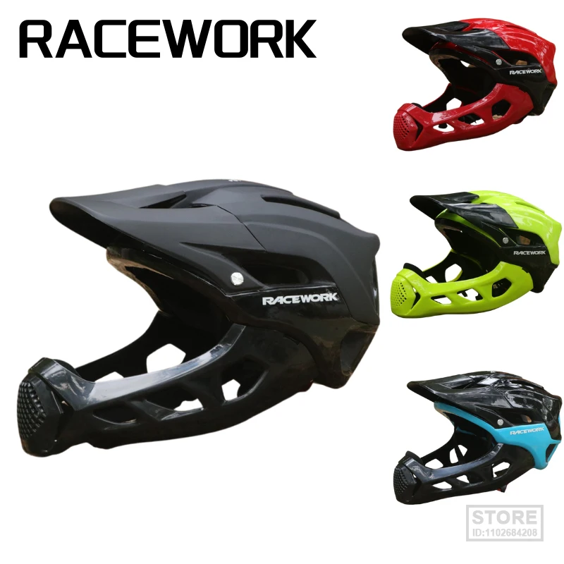 

RACEWORK Bicycle Helmet MTB Mountain Road Bike Suitable for Adults Men and Women Breathable Cycling Safety Cap Riding Equipment