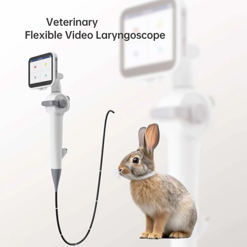 Tikopie Multifunctional Veterinary Video Laryngoscope Pharyngeal Video Endoscope Tracheal Intubation Laryngoscope