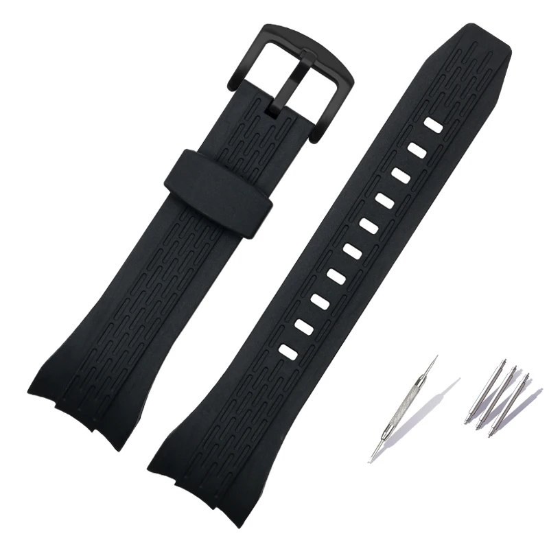 rubber watchband for SEIKO VELATURA/SRH SPC00 Series waterproof silicone watch strap 26mm