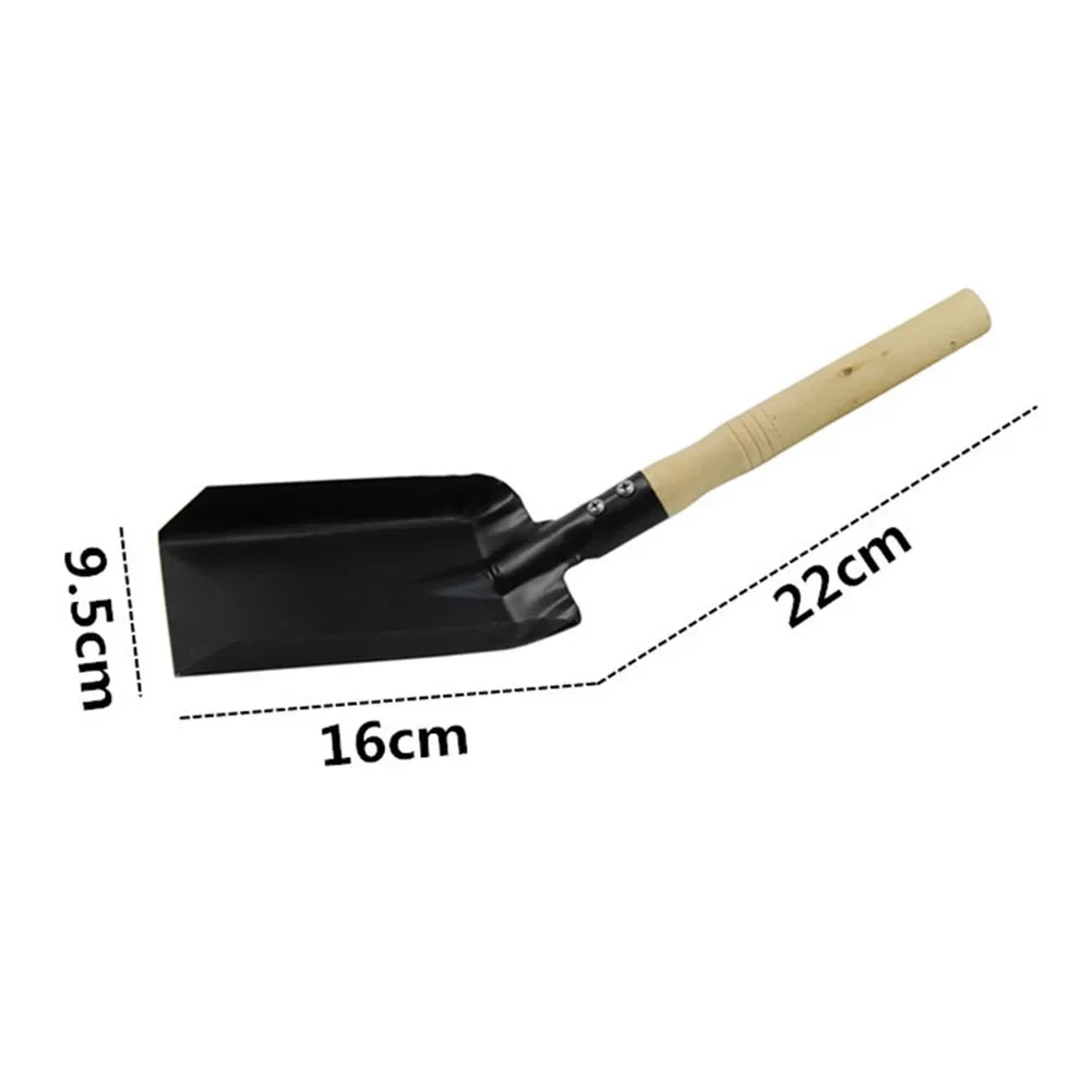 1pc Chimney Shovel For Gardening Ovens Grills Household Fireplace Tool Steel Dustpan Ash Shovel Fireplace Cleaning Tool Parts