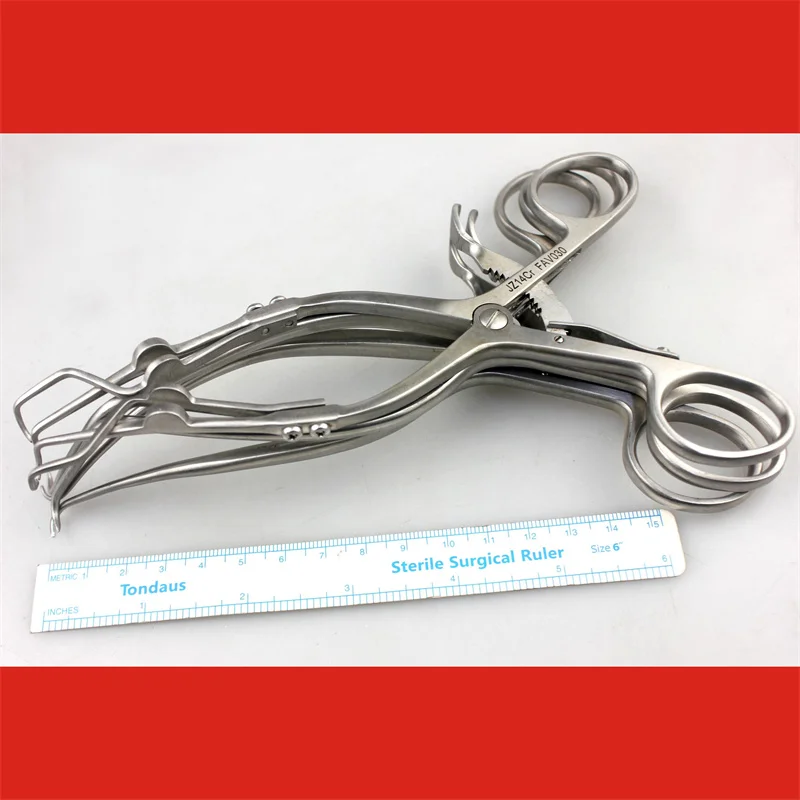 Admiralty vaginal perineal retractor obstetrics and gynecology equipment medical single hook muscle skin tissue spreader